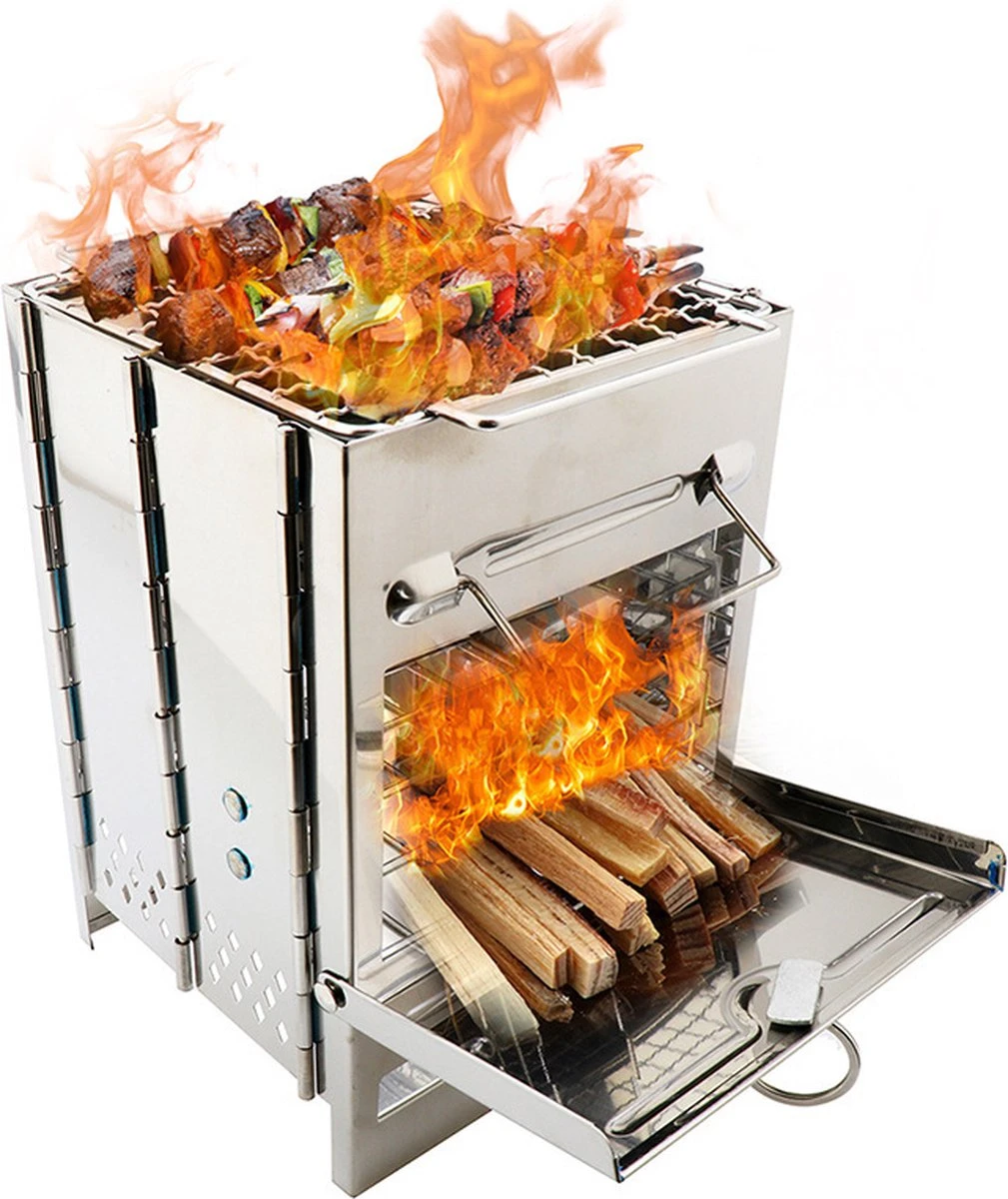 House Of Husk Draagbaar Houtkachel Voor Kamperen - Klein Camping Oven - Kampeer Kachel - Camping Kooktoestel - Camping Accessoires 3 House Of Husk Draagbaar Houtkachel Voor Kamperen - Klein Camping Oven - Kampeer Kachel - Camping Kooktoestel - Camping Accessoires