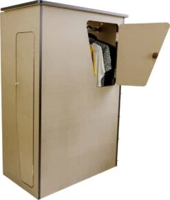 Camper Keuken MDF - Linkerkant EU - Inclusief Kledingstang + Wijnrek - Onbewerkt - Inbouw Kasten Inrichting Kampeerauto Caravan -Beste Kampeer Winkel 1017x1200