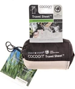 Cocoon TravelSheet - Lakenzak - Egyptisch Katoen - Beige -Beste Kampeer Winkel 1021x1200