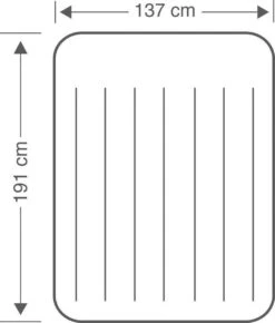 Intex Pillow Rest Classic Full Luchtbed - 2-persoons - 191x137x23 Cm -Beste Kampeer Winkel 1023x1200 4