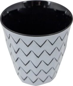 Bo-Camp Servies - Mix & Match - 16 Delig - Zwart/Wit -Beste Kampeer Winkel 1027x1200 1