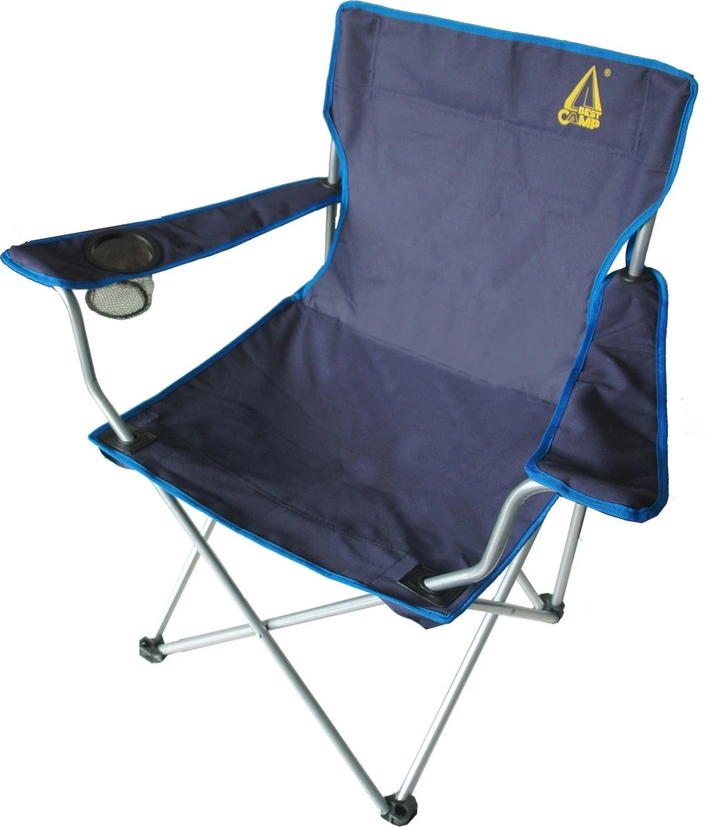 Best Camp Koala Campingstoel - Hoge Rugleuning - Blauw 3 Best Camp Koala Campingstoel - Hoge Rugleuning - Blauw