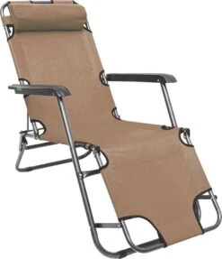 Ligstoel Opvouwbaar 155x60cm - Lichte Ligbed Relaxstoel Tuinstoel Campingstoel Strandstoel -Beste Kampeer Winkel 1033x1200