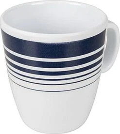 Bo-Camp - Servies - Classic - 16-Delig - Wit/Navy -Beste Kampeer Winkel 1071x1200 1