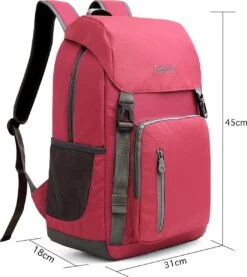 Tourit - Koeltas Rugzak (25L) - Geschikt Voor 21 Blikjes - Lunchtas Voor Dames En Heren - Rood -Beste Kampeer Winkel 1071x1200