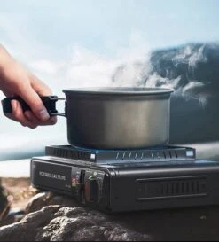 IBright Draagbare Camping Kooktoestel - Gasbrander - 1 Pits Gaspit - Elektrische Ontsteking - 2900 Watt - Met Koffer - Zwart -Beste Kampeer Winkel 1086x1200 2