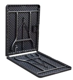 ERRO Vouwtafel - Wickerlook - 180x74cm - Zwart -Beste Kampeer Winkel 1102x1200 1