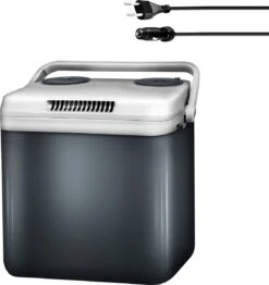 Koelbox Met ECO Modus Voor Auto & Camping Warm En Koud 32L - Frigobox Elektrisch 32 Liter Met 12v 230 Volt - Verkoelt En Verwamt - MiniBar - Mini Koelkast