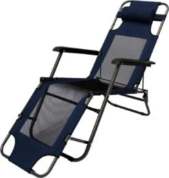 Ligstoel 180x60cm - Opvouwbaar Campingstoel Ligbed Strandstoel Tuinstoel Vouwligstoel Blauw -Beste Kampeer Winkel 1141x1200 1