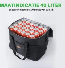 Packaway 4 Laags Geïsoleerde Koeltas - Lunchtas 40 Liter - Zwart -Beste Kampeer Winkel 1144x1200 1