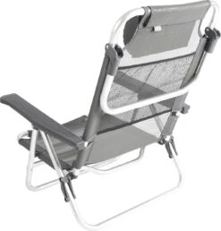 Bo-Camp Beach Chair - Monaco - Aluminium - Grijs -Beste Kampeer Winkel 1149x1200 1