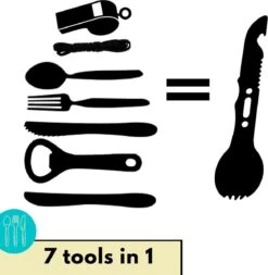 Lynnz® Spork 7 In 1 - Camping Bestek - Campingbestek - Campingservies - Reisbestek - Bestek To Go - Jachtmes - Rambomes -Beste Kampeer Winkel 1170x1200 6