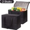 Merkloos 2 Stuks Geïsoleerde Koeltas Met Bodemplaat - Zwart -Beste Kampeer Winkel 1196x1200 2