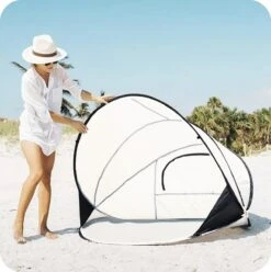 Deryan Luxe Pop Up Strandtent XXL - Anti-UV 50+ - Cream -Beste Kampeer Winkel 1196x1200 9