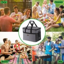 Packaway 4 Laags Geïsoleerde Koeltas - Lunchtas 30 Liter - Grijs -Beste Kampeer Winkel 1197x1200 26