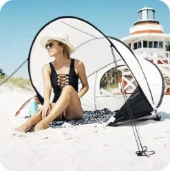 Deryan Luxe Pop Up Strandtent XXL - Anti-UV 50+ - Cream -Beste Kampeer Winkel 1197x1200 33