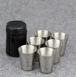 6x Rvs Shot Bekertjes - Borrelglaasjes - Thee/ Koffie Beker - Shotjes Met Leren Case - Bekers 30 ML -Beste Kampeer Winkel 1197x1200 34