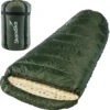 Skandika Vegas-R XXL Slaapzak - Mummieslaapzakken – Slaapzakken Volwassen – Maat XXL – Mummie Slaapzak - Unisex - Katoen, Luxe Kwaliteit, Koppelbaar, 3 Seizoenen, 220 X 110 Cm, -12° Tot -15°C, Outdoor Kampeerslaapzak – Ritssluiting Rechts - Groen -Beste Kampeer Winkel 1198x1200 10