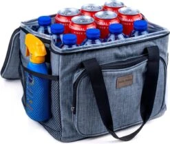 Packaway 4 Laags Geïsoleerde Koeltas - Lunchtas 15 Liter - Grijs -Beste Kampeer Winkel 1200x1015 1