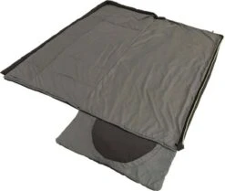 Outwell Slaapzak Contour Rits Links Zwart -Beste Kampeer Winkel 1200x1017