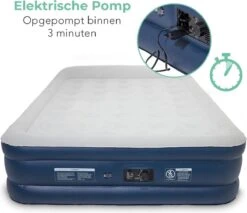 LifeGoods Luchtbed - 2 Persoons - Met Ingebouwde Pomp - Incl. Draagtas En Reparatiekit -Beste Kampeer Winkel 1200x1034 5