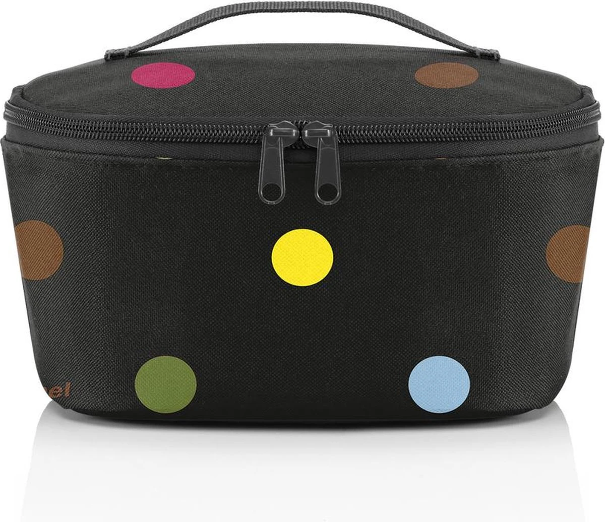 Reisenthel Coolerbag S Pocket Koeltas - 2,5L - Dots Zwart 4 Reisenthel Coolerbag S Pocket Koeltas - 2,5L - Dots Zwart - Afbeelding 2