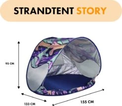 Deryan Luxe Pop Up Strandtent - Anti-UV 50+ - Story 11 Deryan Luxe Pop Up Strandtent - Anti-UV 50+ - Story -Beste Kampeer Winkel 1200x1045 3