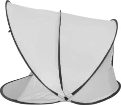 Deryan Luxe Pop Up Strandtent XXL - Anti-UV 50+ - Zilver -Beste Kampeer Winkel 1200x1047 5