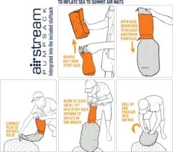 Sea To Summit UltraLight Insulated Regular Opblaasbare Slaapmat - 5cm - 480g - Oranje -Beste Kampeer Winkel 1200x1053 3