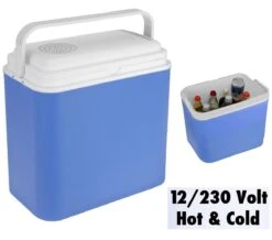 Excellent Cool Solutions - Draagbare Koelbox - Met Verwarm Functie - Blauw/wit - 24 Liter - 12V & 230V -Beste Kampeer Winkel 1200x1060 2
