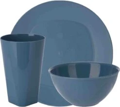 Serviesset 24-delig - Kunststof - Petrol - 8 Personen -Beste Kampeer Winkel 1200x1066 2