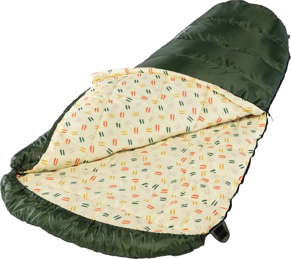 Skandika Vegas-R XXL Slaapzak - Mummieslaapzakken – Slaapzakken Volwassen – Maat XXL – Mummie Slaapzak - Unisex - Katoen, Luxe Kwaliteit, Koppelbaar, 3 Seizoenen, 220 X 110 Cm, -12° Tot -15°C, Outdoor Kampeerslaapzak – Ritssluiting Rechts - Groen 8 Skandika Vegas-R XXL Slaapzak - Mummieslaapzakken – Slaapzakken Volwassen – Maat XXL – Mummie Slaapzak - Unisex - Katoen, Luxe Kwaliteit, Koppelbaar, 3 Seizoenen, 220 X 110 Cm, -12° Tot -15°C, Outdoor Kampeerslaapzak – Ritssluiting Rechts - Groen - Afbeelding 6