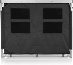 Campart Campingkeuken KI-0734 - Campingkast Groot - 4 Verstelbare Poten - Opvouwbaar En Lichtgewicht - Inclusief Opbergtas - Grijs -Beste Kampeer Winkel 1200x1077