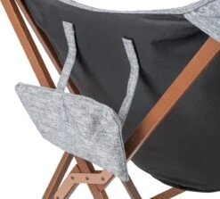 Bo-Camp - Urban Outdoor - Relaxstoel - Bloomsbury - L - Oxford Polyester - Grijs -Beste Kampeer Winkel 1200x1085