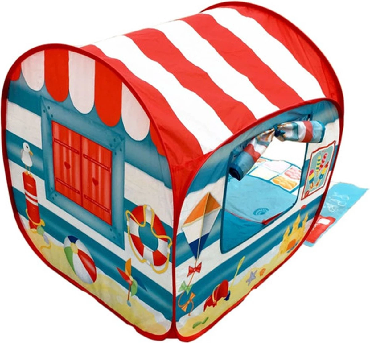 Pop-Up Strandtent: Beach Hut - Speeltent 10 Pop-Up Strandtent: Beach Hut - Speeltent - Afbeelding 8