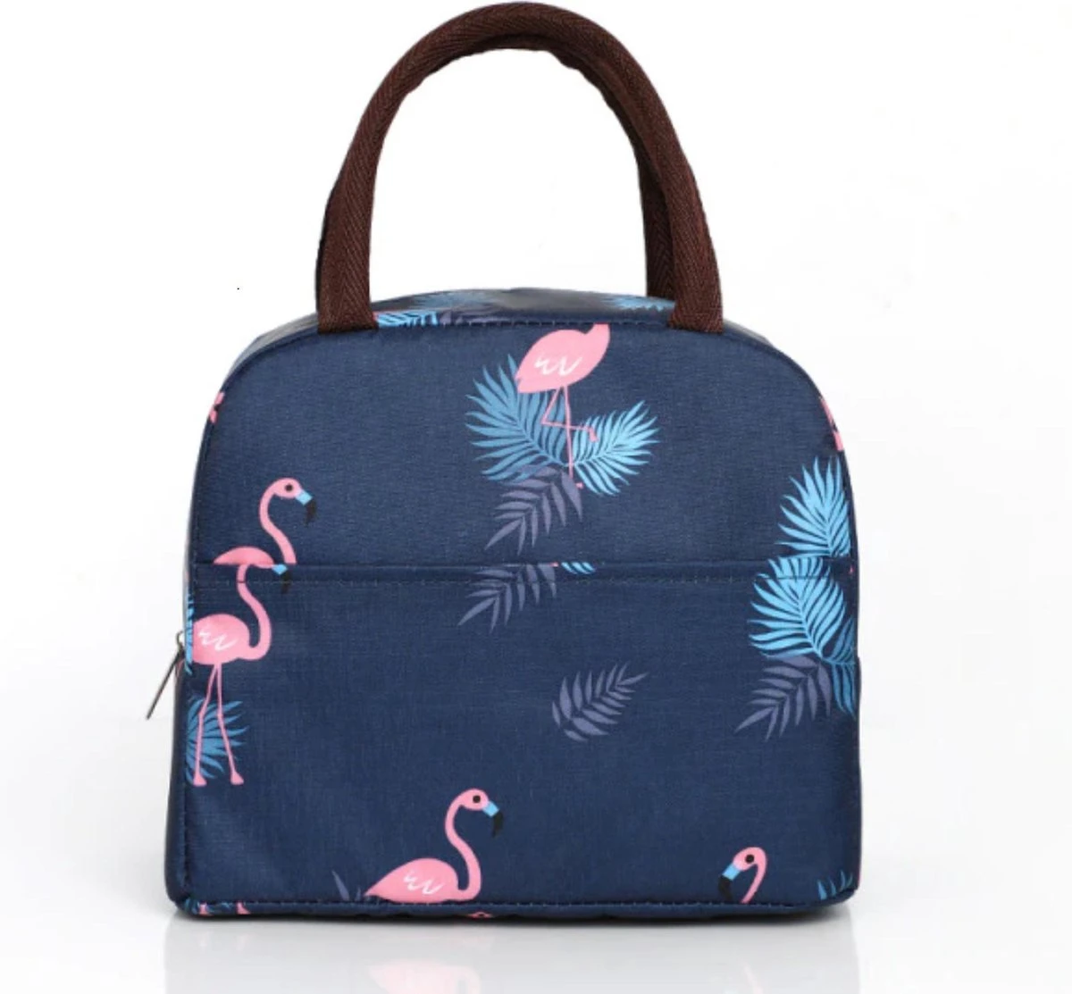 Koeltas - Lunchtas - Volwassenen En Kinderen - Compact & Handig: Zomer - Picknick -School - Lunch - Werk - Blauw Flamingo 3 Koeltas - Lunchtas - Volwassenen En Kinderen - Compact & Handig: Zomer - Picknick -School - Lunch - Werk - Blauw Flamingo