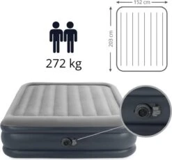 Intex Deluxe Pillow Rest Raised Luchtbed - 2-persoons - 203x152x42 Cm -Beste Kampeer Winkel 1200x1116 4