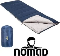 NOMAD® Brisbane Slaapzak | 205x80cm Blauw | Lichtgewicht & Kwalitatief | Dekenmodel Slaapzak | Incl Hoes -Beste Kampeer Winkel 1200x1118