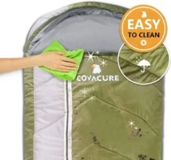 COVACURE 1.5/0.8kg Slaapzak, 3 Seizoenen Ultra Warm & Lichtgewicht Slaapzak Voor Volwassenen, Envelop Compacte Outdoor Slaapzakken Met Draagbare Compressie Tas Voor Camping, Rugzakken, Wandelen... -Beste Kampeer Winkel 1200x1120 2