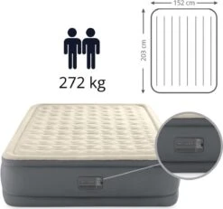 Intex Premaire II Elevated Queen Luchtbed - 2-persoons - 203x152x46 Cm 22 Intex Premaire II Elevated Queen Luchtbed - 2-persoons - 203x152x46 Cm -Beste Kampeer Winkel 1200x1123 7