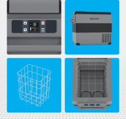 Auronic Elektrische Koelbox - 49.5L - Compressor - 12V En 240V - Grijs -Beste Kampeer Winkel 1200x1129 1