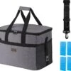 Packaway 4 Laags Geïsoleerde Koeltas - Lunchtas 30 Liter - Grijs -Beste Kampeer Winkel 1200x1135
