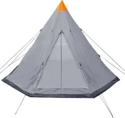 VidaXL Tent 4-persoons Grijs -Beste Kampeer Winkel 1200x1137 3