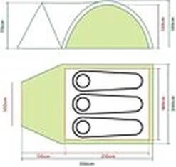 Coleman Darwin 3 Plus Koepeltent - 3-Persoons - Groen 35 Coleman Darwin 3 Plus Koepeltent - 3-Persoons - Groen -Beste Kampeer Winkel 1200x1141 4