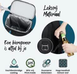 Sunflake Koelrugzak Groot - Lunchtas - Koeltas Backpack Voor Dames & Heren - Zwart 14 Sunflake Koelrugzak Groot - Lunchtas - Koeltas Backpack Voor Dames & Heren - Zwart -Beste Kampeer Winkel 1200x1145 3