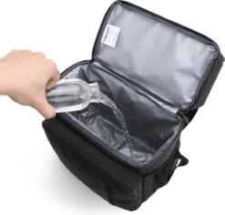 Koeltas Rugzak (28L) - Geschikt Voor 16 Blikjes - Lunchtas Voor Dames En Heren - Zwart -Beste Kampeer Winkel 1200x1148 1