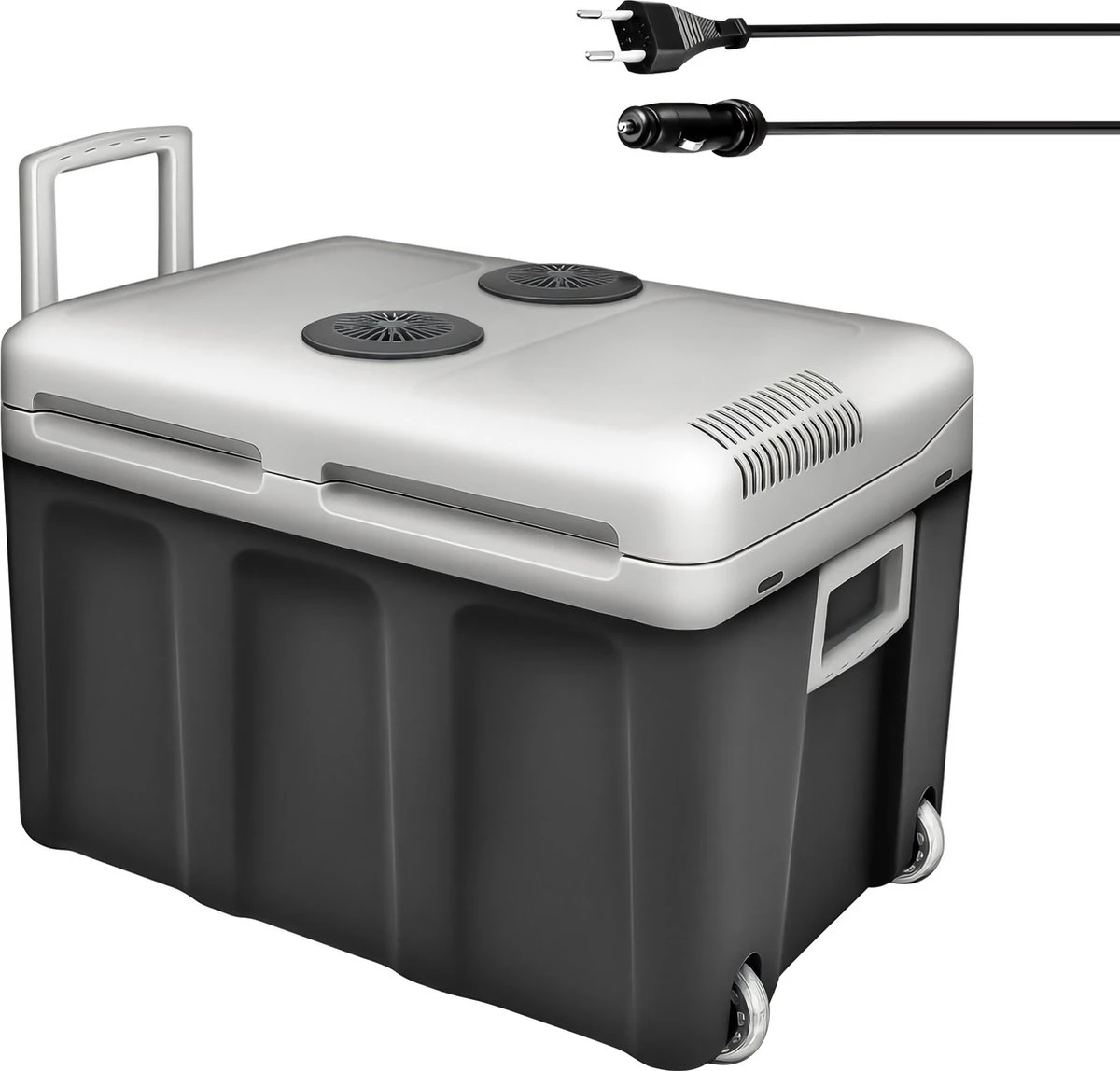 Koelbox Met Wielen Voor Auto & Camping Warm En Koud 40L - Frigobox Elektrisch 12v 230 Volt - MiniBar - Mini Koelkast | Verkoelt En Verwarmt | Eco-modus - Minibar - Mini Koelkast 3 Koelbox Met Wielen Voor Auto & Camping Warm En Koud 40L - Frigobox Elektrisch 12v 230 Volt - MiniBar - Mini Koelkast | Verkoelt En Verwarmt | Eco-modus - Minibar - Mini Koelkast