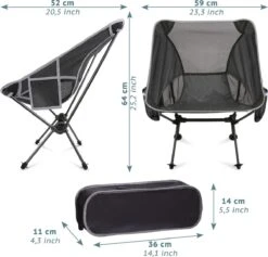 Smartpeas Camping Stoel Van Stevig 600D Polyester En Aluminium - Lichtgewicht En Opvouwbaar - Camping Gadget Inclusief Zijzakken +Plus: Strandmat & Draagtas 13 Smartpeas Camping Stoel Van Stevig 600D Polyester En Aluminium - Lichtgewicht En Opvouwbaar - Camping Gadget Inclusief Zijzakken +Plus: Strandmat & Draagtas -Beste Kampeer Winkel 1200x1150