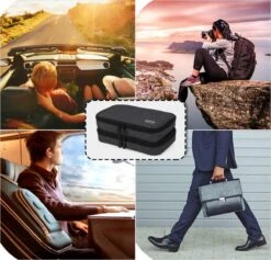 Merkloos Insuline Koeltas Etui Diabetes Tasje Met Ijspak Diabetes Clutch Zwart -Beste Kampeer Winkel 1200x1152