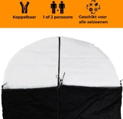 Deryan Cocoon Pop Up Tent - Slaapzak - Luchtbed - Luchtpomp - 4 Persoons - Zilver -Beste Kampeer Winkel 1200x1158 3